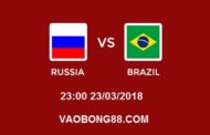 Tỷ lệ cá cược, nhận định Nga vs Brazil lúc 23:00 ngày 23/3 giao hữu quốc tế