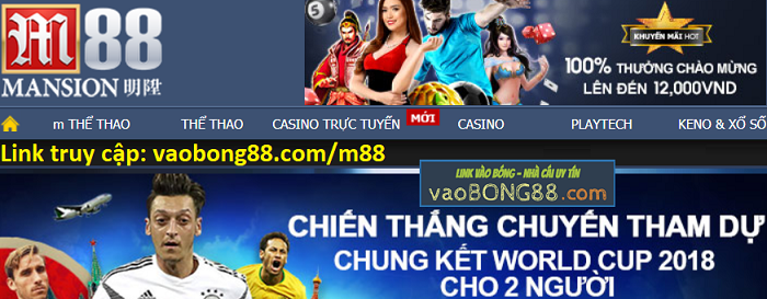 Trang cá cược bóng đá uy tín nhất Việt Nam M88