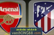Tỷ lệ cược Arsenal - Atletico Madrid (02:05 – 27-04-2018) Cúp C2 theo 1gom