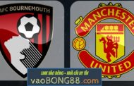 Tỷ lệ cược Bournemouth vs Man Utd (2:45 - 19/04/2018) theo bong88