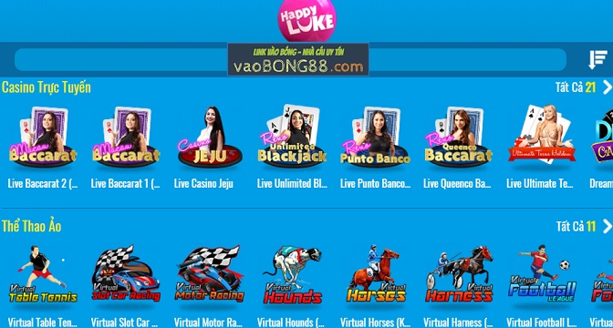 HAPPY LUKE - Casino trực tuyến tốt nhất Việt Nam