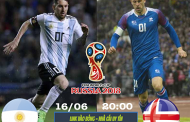 Tỷ lệ cá cược Argentina vs Iceland (16-06) – Nhận định World Cup 2018