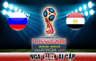 Tỷ lệ cá cược Nga vs Ai Cập (20-06) Nhận định World Cup 2018