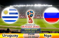 Tỷ lệ cá cược Uruguay vs Nga (25-06) Nhận định World Cup 2018