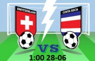 Soi kèo Thụy Sỹ vs Costa Rica (1h ngày 28-06-2018)