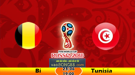 Soi kèo Bỉ vs Tunisia (19h ngày 23-06-2018)