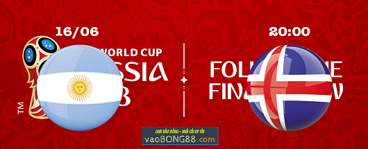 Trực tiếp bóng đá Argentina vs Iceland (2200 - 16-06)