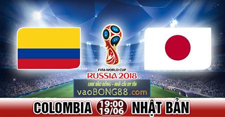Trực tiếp bóng đá Colombia vs Nhật Bản 19-06