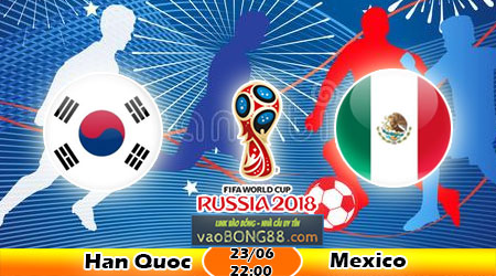 Trực tiếp bóng đá Hàn Quốc vs Mexico (2200 – 23-06)