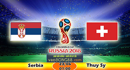Trực tiếp bóng đá Serbia vs Thụy Sỹ (0100 – 23-06)