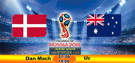 Trực tiếp bóng đá Đan Mạch vs Úc (2200 – 21-06)