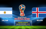 Soi kèo hiệp 1 – kèo tài xỉu Argentina vs Iceland (16-06)