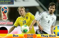 Kèo hiệp 1 – Kèo tài xỉu Đức vs Thụy Điển (24-06)