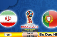 Soi kèo Iran vs Bồ Đào Nha (1h ngày 26-06-2018)