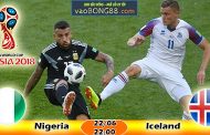 Tỷ lệ cá cược Nigeria vs Iceland (22-06) Nhận định World Cup 2018