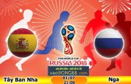 Soi kèo Tây Ban Nha vs Nga (21h ngày 01-07-2018)