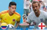 Soi kèo Colombia vs Anh (1h ngày 04-07-2018)